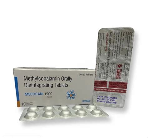 Methylcobalamin Orally Disintegrating Tablets Medicant Life Science At