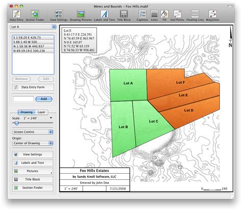 Land Plotting Software Deed Plotting For Windows Mac And Ios