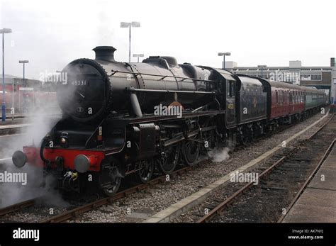 The Sherwood Forester Steam Train Stock Photo Alamy