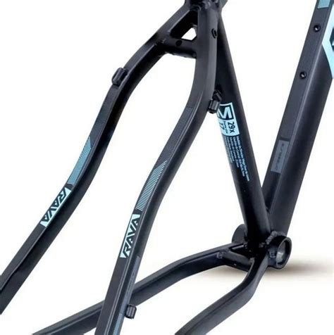 Quadro Rava Pressure Mtb Aro Alum Nio Tam Preto Azul Gl Ria