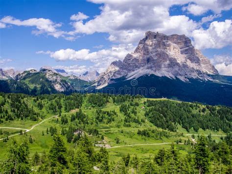 Monte Pelmo Dolomites Italy Stock Photo Image Of Italy Peak