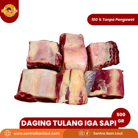 Jual Daging Tulang Iga Sapi Beef Short Ribs 500 Gram Jakarta Timur