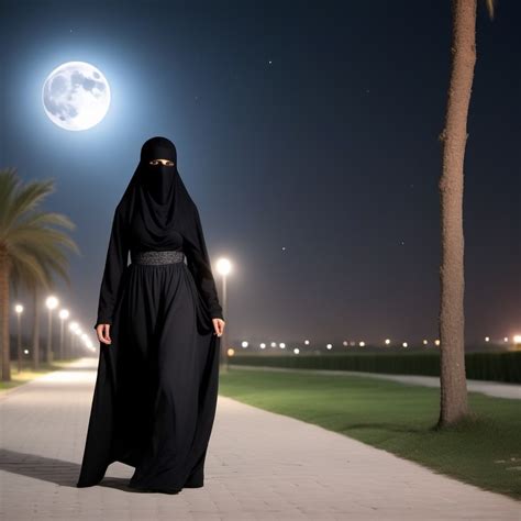 Niqab Burkini Fit Tightly Fetish Swimsuit Bikini Girl Swimsuit Fully Bodywiev In The Moonlight