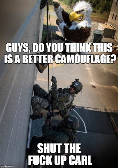 Eagle Camouflage Shut The Fuck Up Carl Know Your Meme