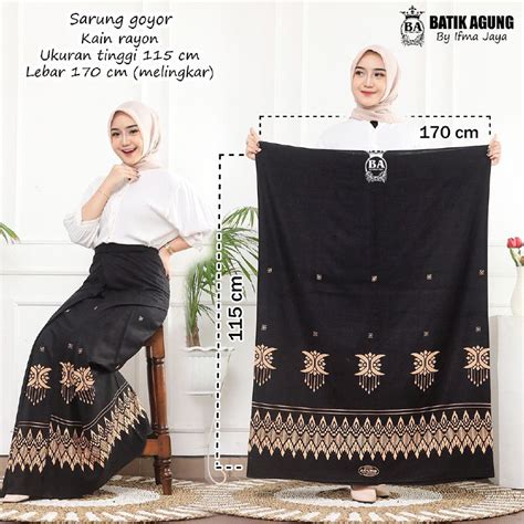 Jual Kain Sarung Motif Pinto Aceh New Hitam Manis Pintu Aceh Gloyor