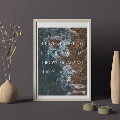 Spurgeon I Have Learned To Kiss The Wave Etsy