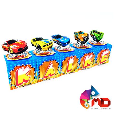 Caixa Cubo Letra ou Número Hot Wheels Elo7