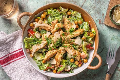 Caesar Salad mit mariniertem Hähnchen Rezept HelloFresh