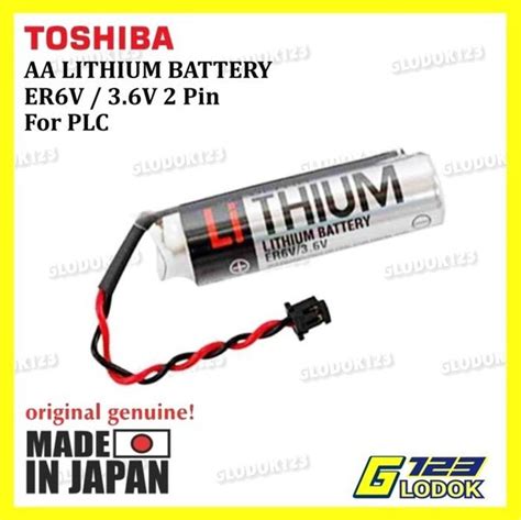 Jual Battery Baterai Lithium Toshiba Plc Er V Er Vc A V Aa Mah