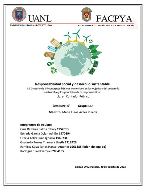 Actividad 1 Glosario Evidencia Obligatoria Responsabilidad Social Y