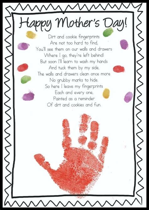 Mothers Day Poem Printables