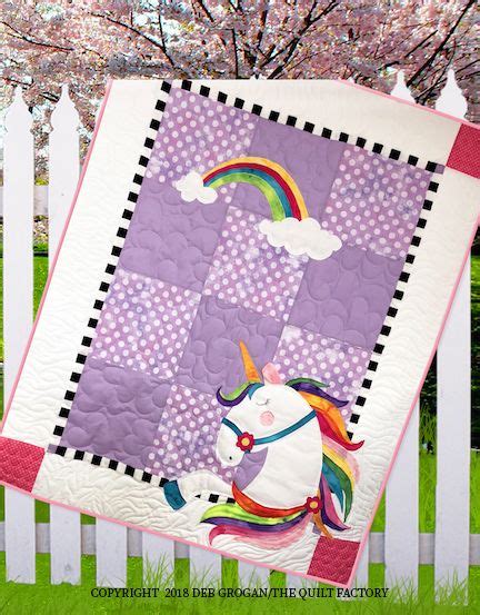 Urbi Unicorn Quilt Kit Unicorn Quilt Paper Embroidery Quilt Patterns