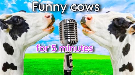 Funny Cow Dance For 5 Minutes Straight│cow Song And Cow Videos 2023 Cow