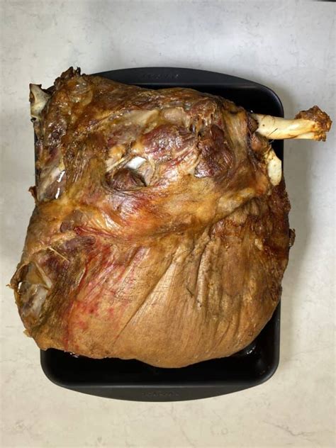 Greek Slow Cooked Stuffed Roast Lamb Recipe Nikolopaa