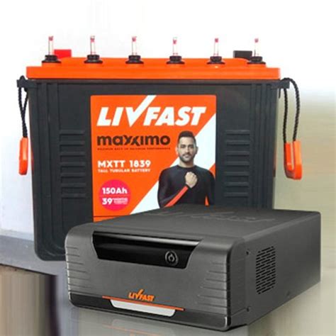 Livfast Fcs Va Sinewave Inverter With Mxtt Ah Tall Tubular