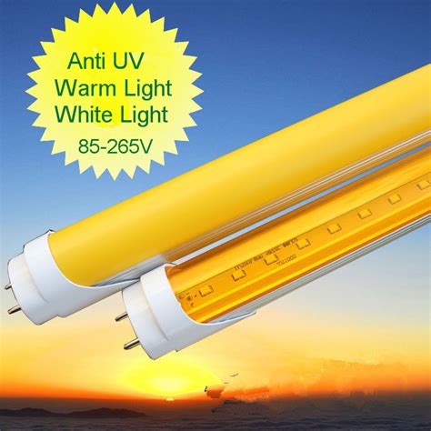 Anti Uv T Led Tube G Yellow Safe Light Ft Ft Ft Ft Ac V