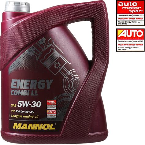 MANN FILTER Inspektionspaket 10L MANNOL Energy Combi LL 5W 30 für VW