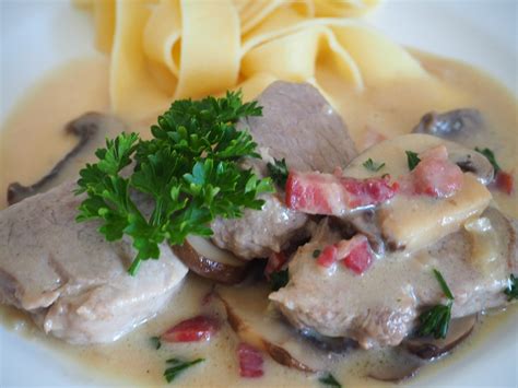 Schweinefilet An Champignon Rahmsauce Cucina Christina