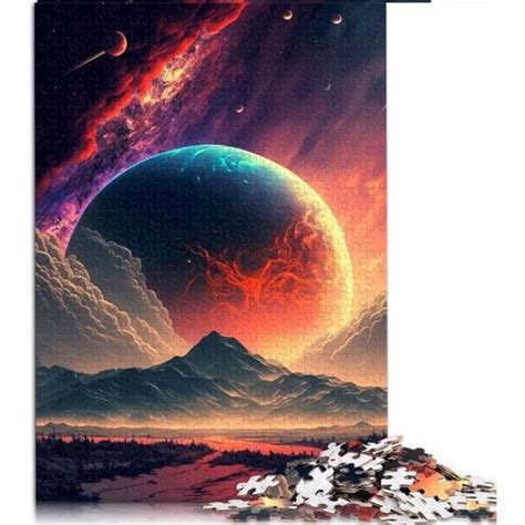 1000Piece Jigsaw Dark Space And Planet Puzzles For Adults Puzzles En