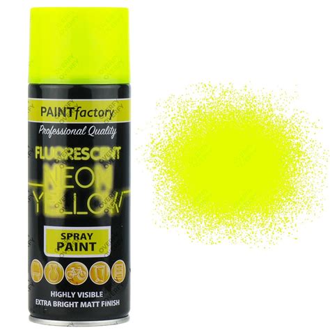 Neon Yellow Spray Paint Fluorescent 400ml - Sprayster