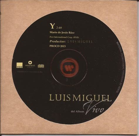 Luis Miguel – Y Del Album Luis Miguel Vivo (2000, CD) - Discogs