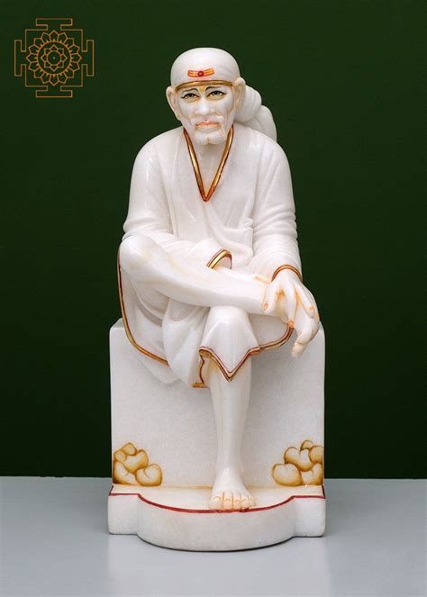 Sai Baba Statue Handmade Shirdi Sai Baba Marble Sai Baba