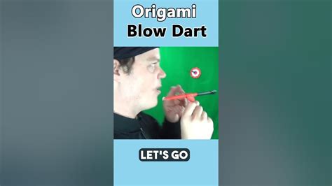 Origami Super Ninja Blow Dart Youtube