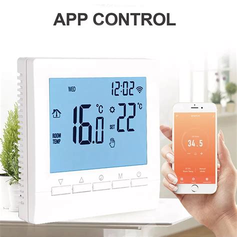 Tuya Smart Wifi Thermostat Lcd Digital Weekly Programmable Temperature Controller