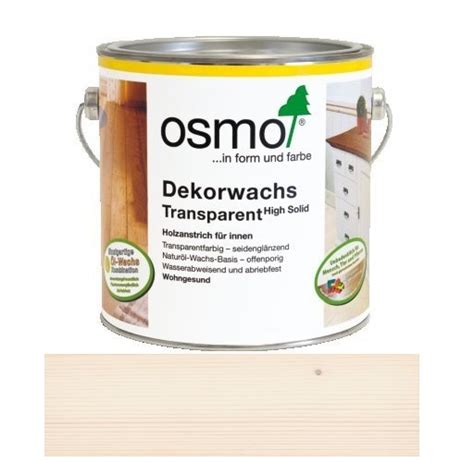 Osmo Dekorwachs Transparent Wei L