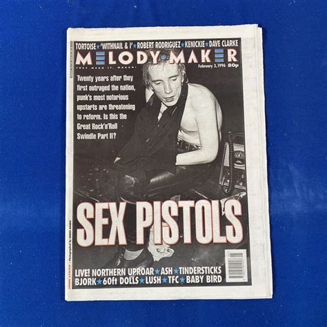 MELODY MAKER FEBRUARY 3 1996 SEX PISTOLS 9 95 PicClick UK