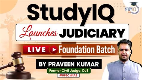 Judiciary Live Foundation Batch By Study IQ Judiciary Law Courses