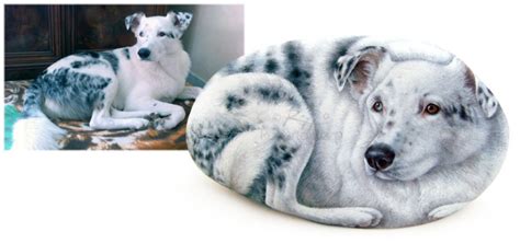Rock Painting Pet Portraits by Roberto Rizzo at Coroflot.com
