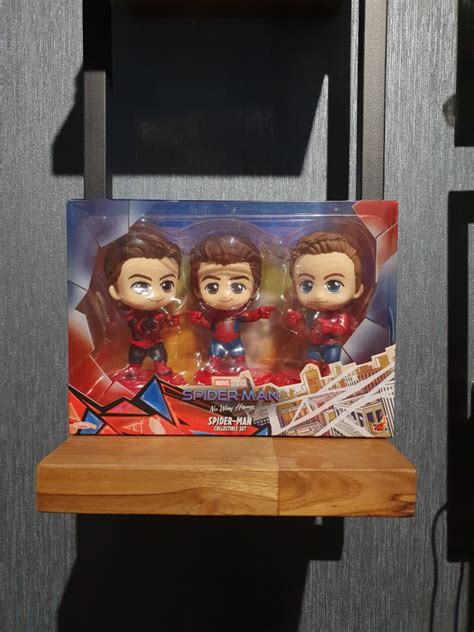 Hot Toys Spiderman No Way Home Spiderman Peter Cosbaby Figurine Collectible Set MISB