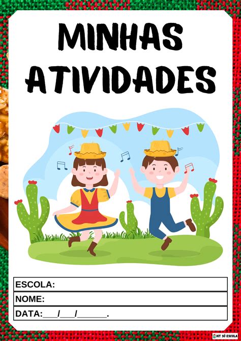 Capas Para Atividades Festa Junina S Escola