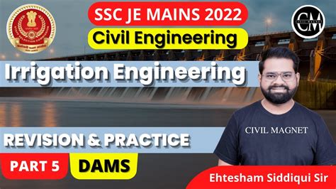 Irrigation Engineering Part 5 Ce Revision And Practice Ssc Je