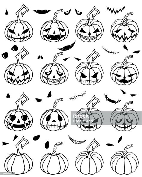 Jack O Lantern Halloween Character Designs Stock Illustration Download Image Now