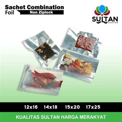 jual plastik sachet bag transmetz  ziplock kemasan saset shopee