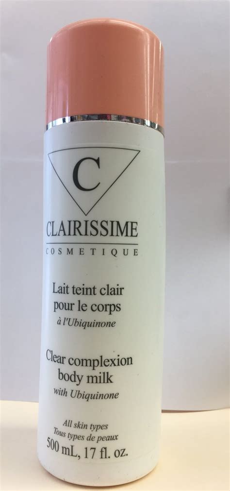 CLAIRISSIME COSMETIQUE LAIT TEINT CLAIR POUR LE CORPS À LUBIQUINONE