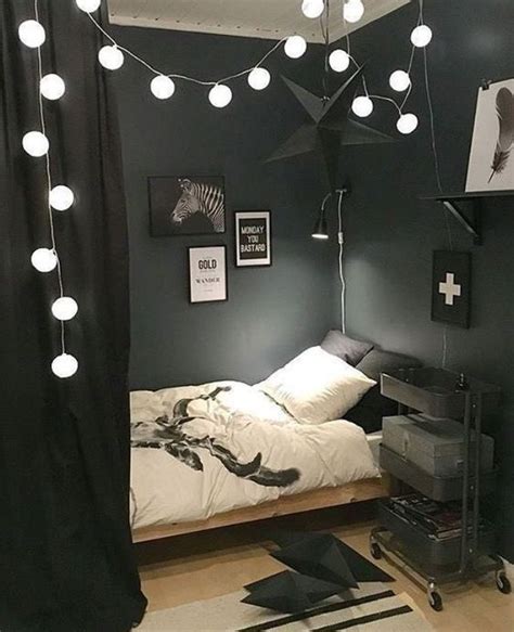 D Co Chambre D Ado Avec Un Mur Noir Id Es Et Inspirations