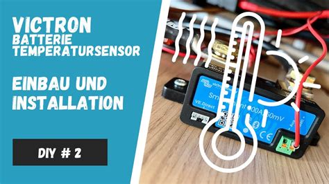 Batterie Temperatursensor Anschlie En Victron Smartshunt