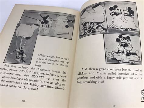 Vintage Book Mickey Mouse Movie Stories Story And Illustrations By