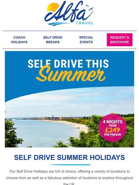 Alfa Travel Ltd Explore The UK With A Self Drive Break This Summer