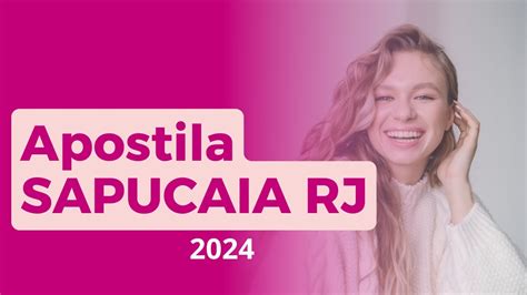 Apostila PREFEITURA DE SAPUCAIA RJ 2024 Nutricionista YouTube