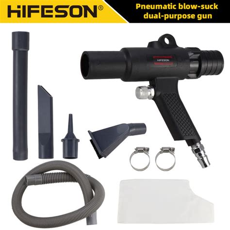 HIFESON Car Air Blower Kit Dual Function Air Vacuum Blowing Tool