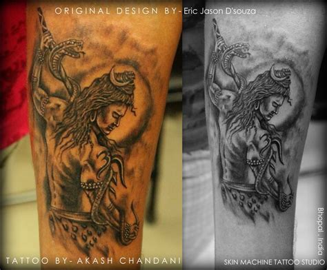 Lord Shiva Design By Eric Tattoo By Akash Chandani For More