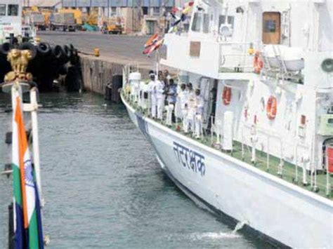 Indian Coast Guard Ship Rajtarang Commissioned Indian Coast Guard