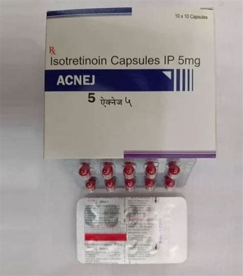 Finished Product Isotretinoin 5mg Capsules Packaging Type Box At Rs