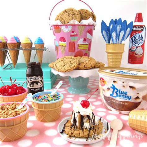 Ice Cream Sundae Bar Wedding Reception