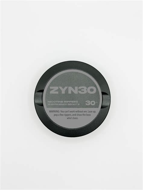 Edition 004 Zyn30 Metal Zyn Can Custom Snus Container Metal Snus Can