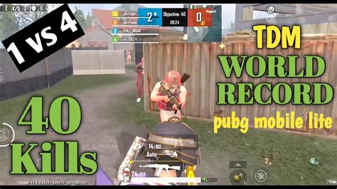 Pubg Mobile Lite TDM Mode World Record 39 Kills Pubg Mobile Lite 1